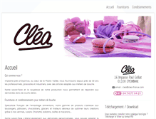 Tablet Screenshot of clea-france.com
